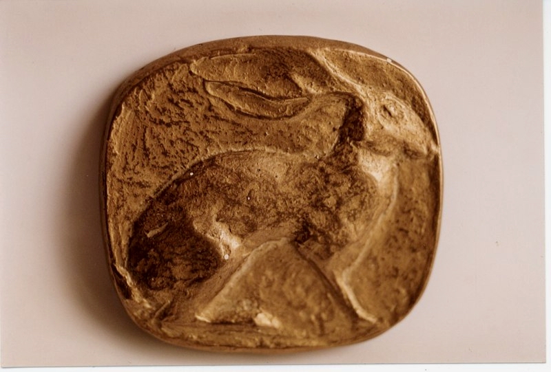 Medal — hare — bronze